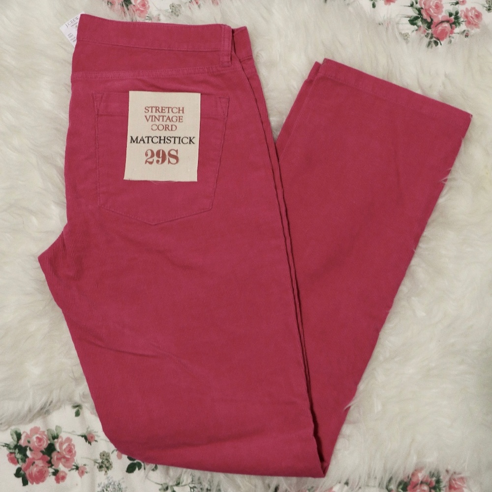 J. Crew Pink Corduroy Pants - Size 29 S